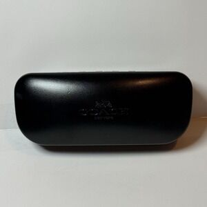 Coach Black Hard Eyeglass Case Designer Sunglasses Glasses Holder